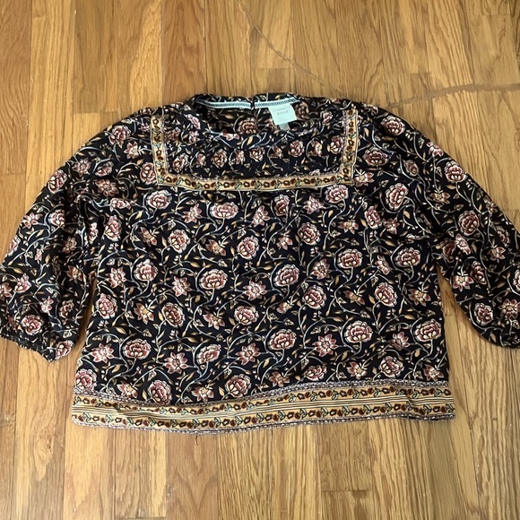 ⚠️ Fall Knox Rose floral top - Picture 2 of 8